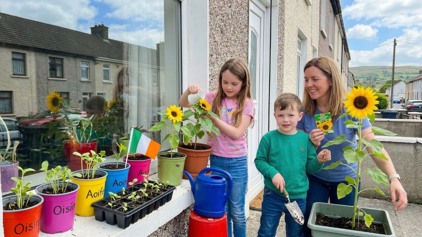 How to Grow Sunflowers with Kids (No Garden Needed)