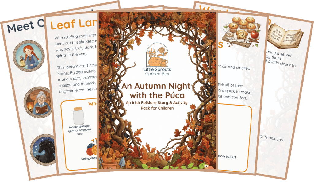 Autumn Night & The Púca – Samhain Activity Pack (Printable)