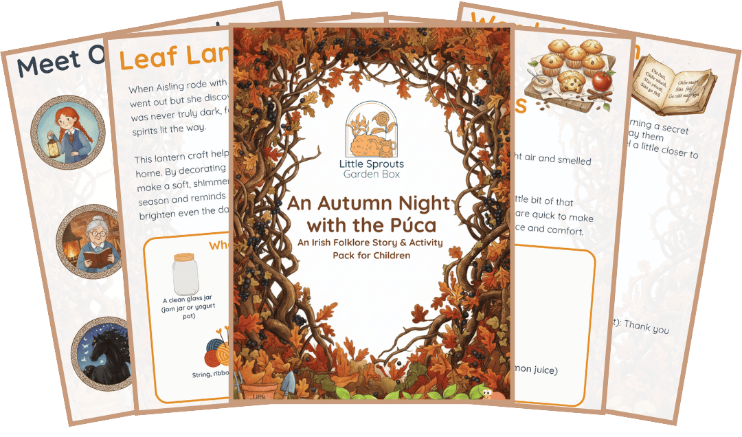 Autumn Night & The Púca – Samhain Activity Pack (Printable)